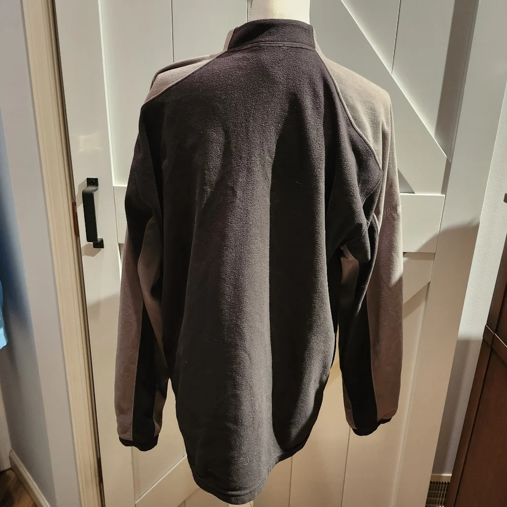 The North Face Men's Black and Gray Half-Zip Jacket Xl